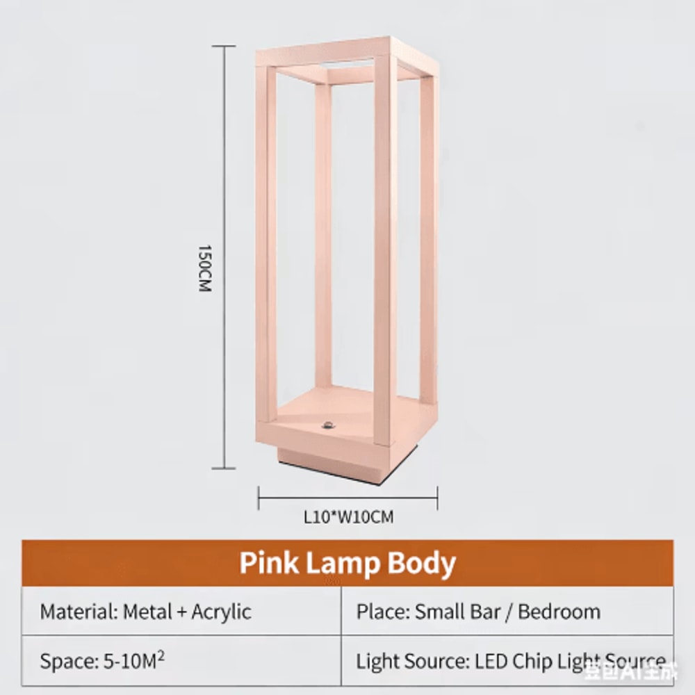 Modern European Rechargeable LED Table Lamp Wireless Ambient Lighting For Home Restaurant Decor 3
