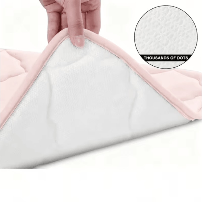 Homaxy Memory Foam Bath Mat NonSlip Absorbent Bathroom Rug With Machine Washable Design 23