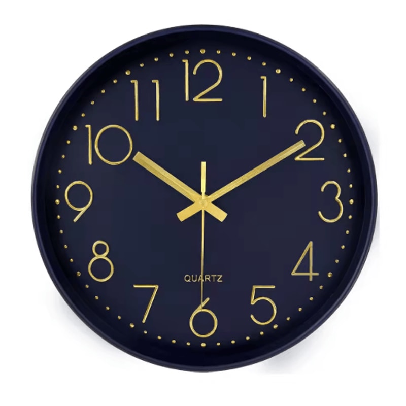 Minimalist 3D Quartz Wall Clock Silent Modern Digital Style For Living Room Office 1