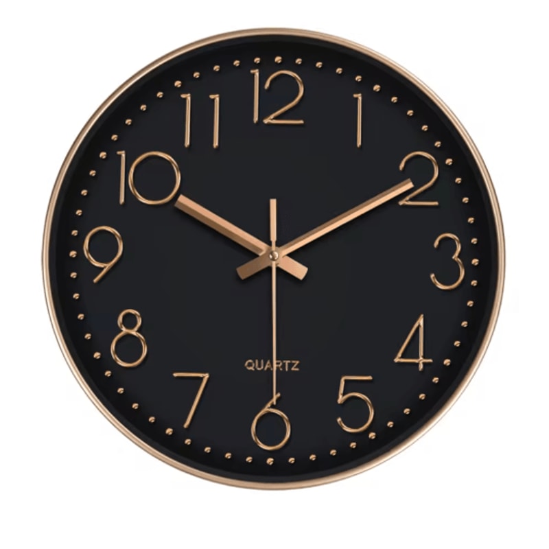 Minimalist 3D Quartz Wall Clock Silent Modern Digital Style For Living Room Office 2