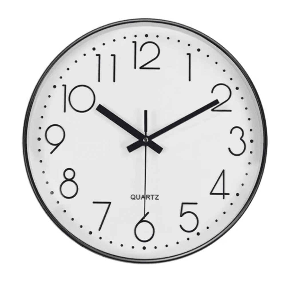 Minimalist 3D Quartz Wall Clock Silent Modern Digital Style For Living Room Office 3