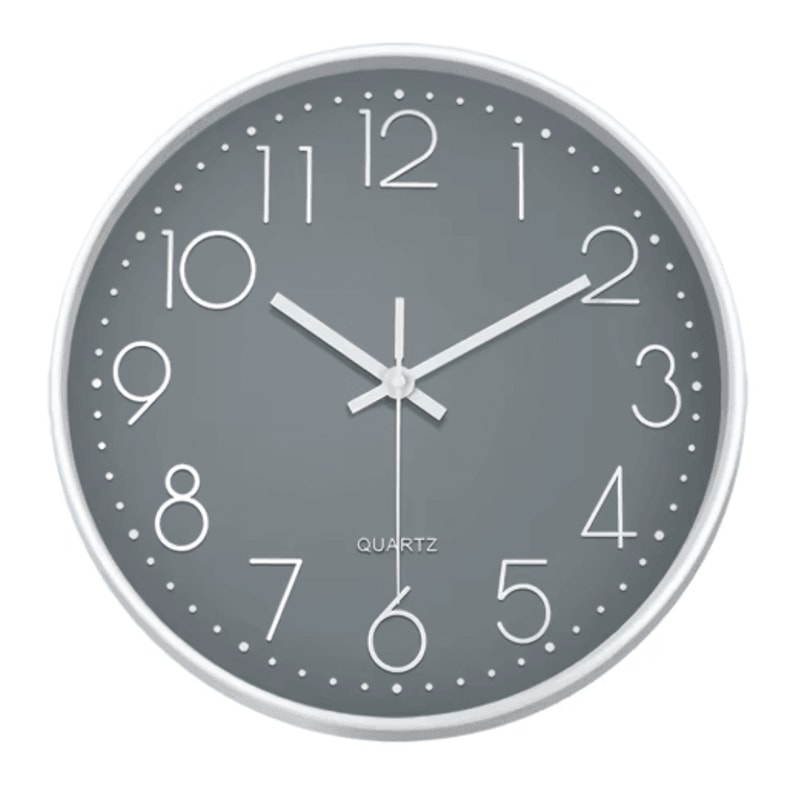 Minimalist 3D Quartz Wall Clock Silent Modern Digital Style For Living Room Office 5