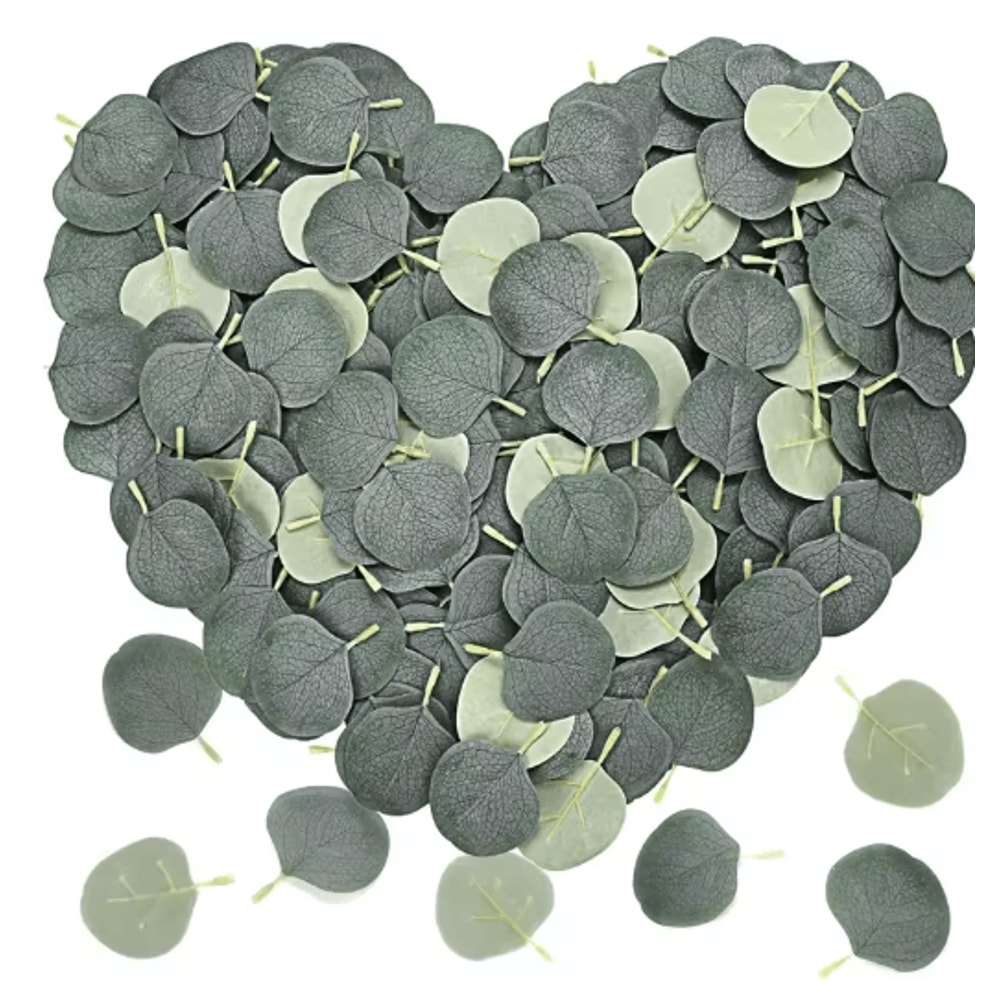 10PCS Artificial Eucalyptus Stems Silk Greenery For DIY Floral Decor Vase Arrangements 1