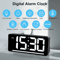 Large Display Digital Alarm Clock LED Desk Clock With Temperature Night Light 4