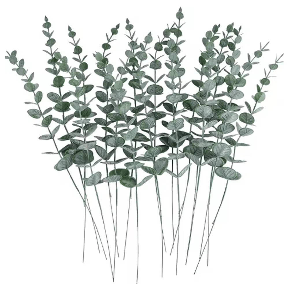 Artificial Eucalyptus Leaves Bulk Set Realistic Greenery For DIY Decor Crafts Events 2