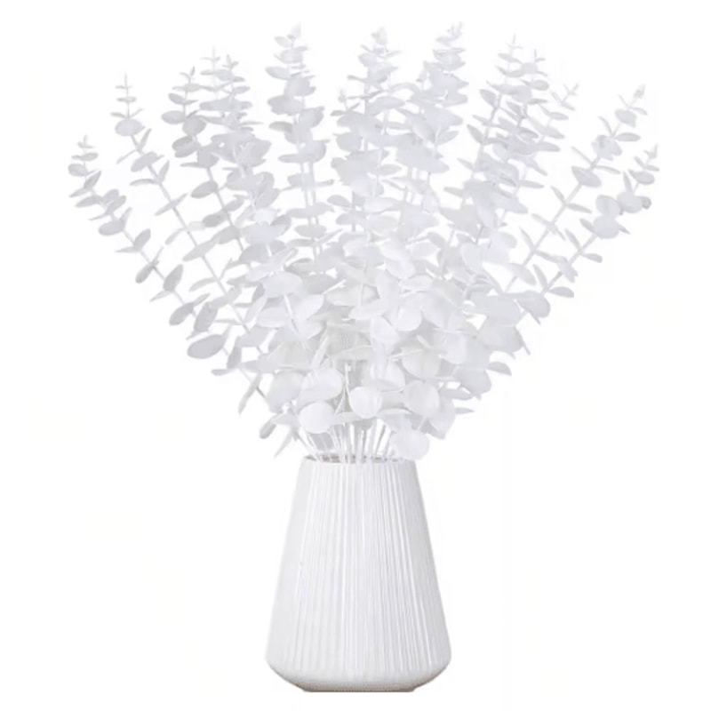 Artificial Eucalyptus Leaves Bulk Set Realistic Greenery For DIY Decor Crafts Events 3