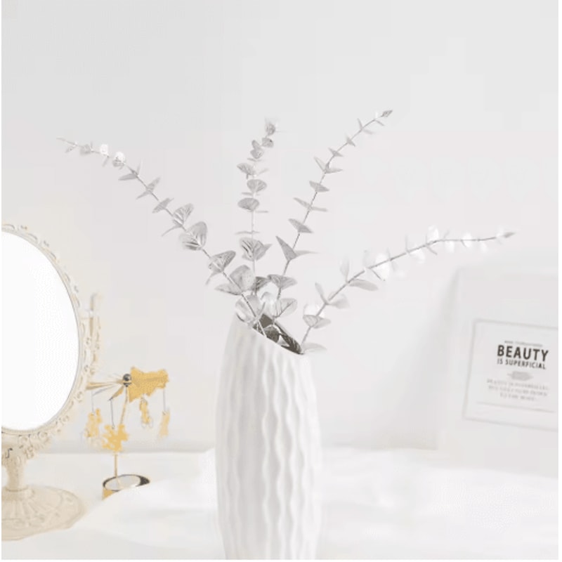 Artificial Eucalyptus Leaves Bulk Set Realistic Greenery For DIY Decor Crafts Events 4