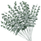 Artificial Eucalyptus Leaves Bulk Set Realistic Greenery For DIY Decor Crafts Events 9