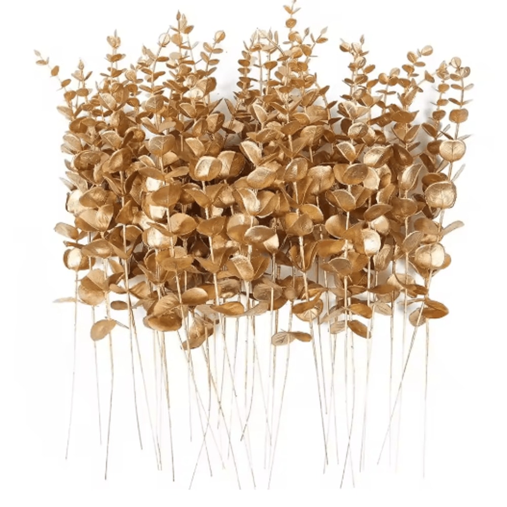 Artificial Eucalyptus Leaves Bulk Set Realistic Greenery For DIY Decor Crafts Events 6