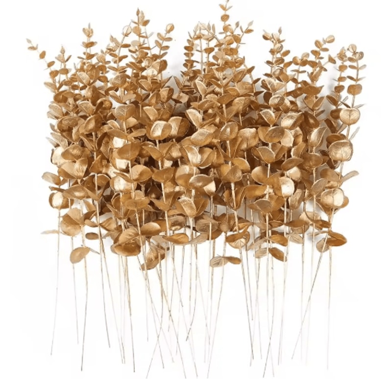 Artificial Eucalyptus Leaves Bulk Set Realistic Greenery For DIY Decor Crafts Events 6