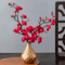 Artificial Plum Blossom Branch Silk Peach Blossom Flowers For Spring Event Decor 2