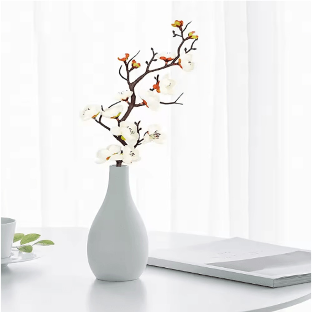 Artificial Plum Blossom Branch Silk Peach Blossom Flowers For Spring Event Decor 6
