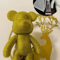 DIY Rhinestone Bear Figurine Crystal Diamond Art Fluorescent Bear Statue Decor 1