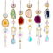 Sun Moon Crystal Suncatcher Rainbow Prism Hanging Window Decor For Home Garden 9