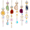 Sun Moon Crystal Suncatcher Rainbow Prism Hanging Window Decor For Home Garden 9