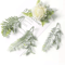 10PCS Artificial Green Leaves DIY Decorative Foliage For Weddings Crafts Home Decor 13