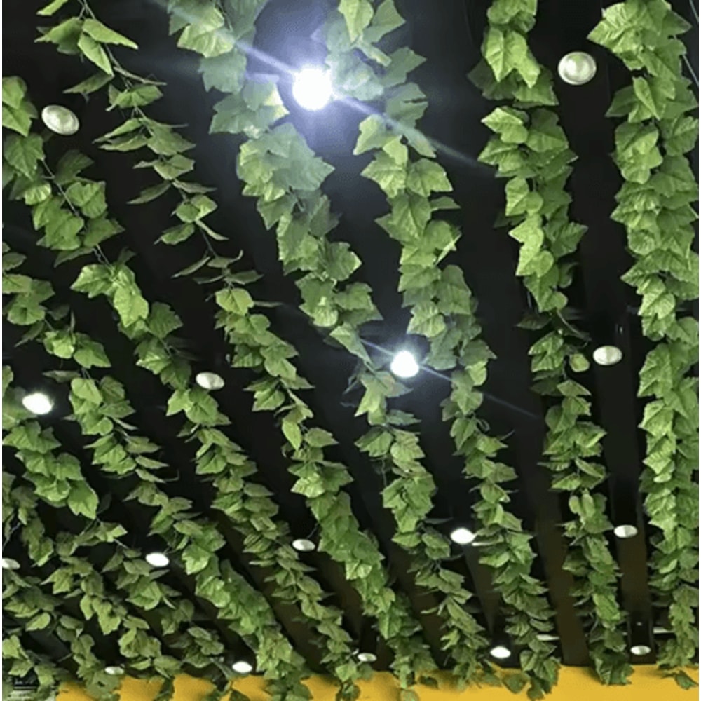 Artificial Ivy Leaf Garland Lush Hanging Vines For Home Kitchen Wedding Decor 9