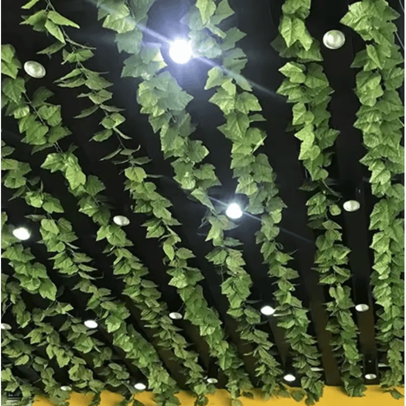 Artificial Ivy Leaf Garland Lush Hanging Vines For Home Kitchen Wedding Decor 9