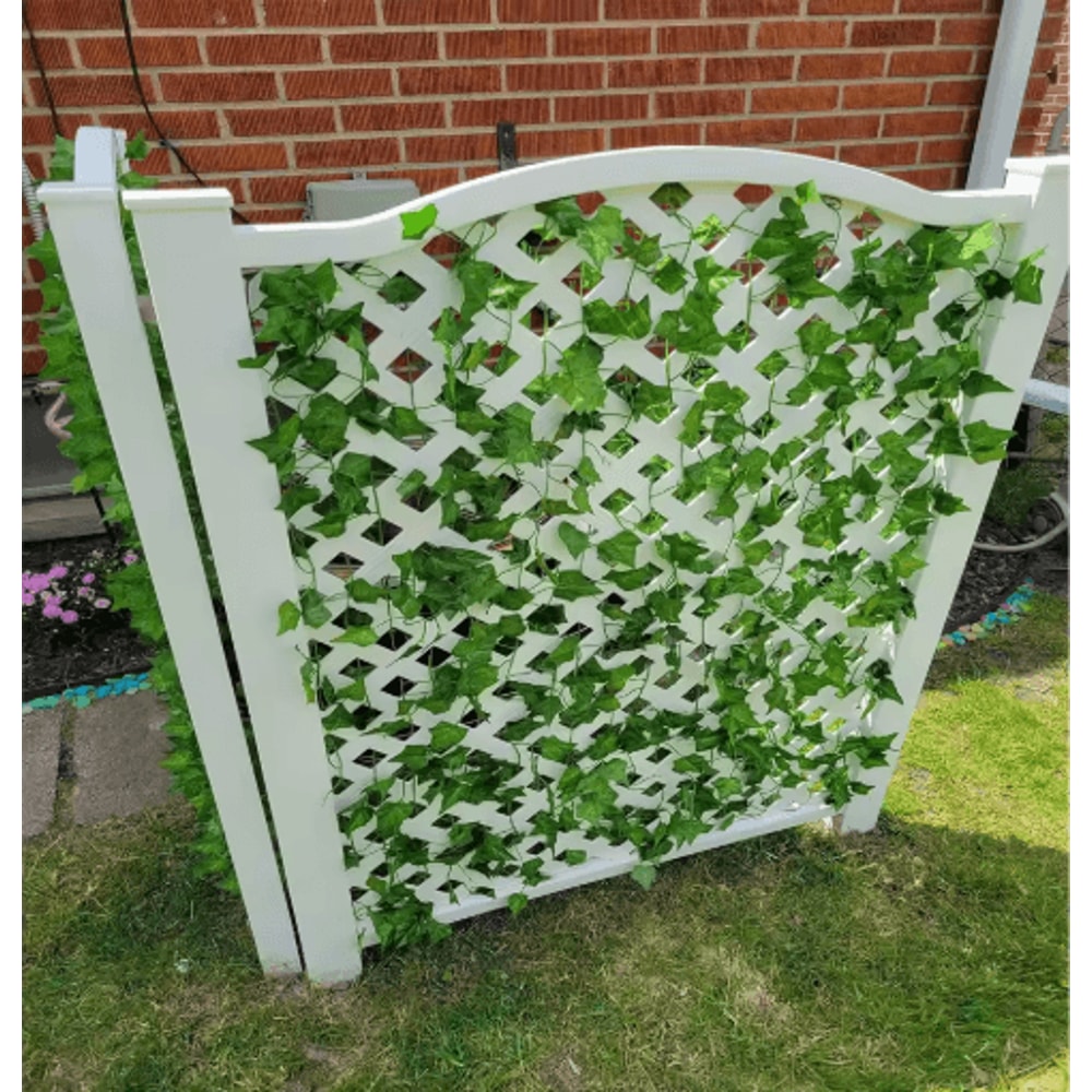 Artificial Ivy Leaf Garland Lush Hanging Vines For Home Kitchen Wedding Decor 5