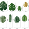 Artificial Tropical Palm Leaves Luau Jungle Theme Party Decor For Events Home Styling 13