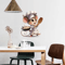 Cute Chef Mouse Wall Sticker Cartoon SelfAdhesive Decor For Kids Room Home Corners 8