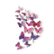 12PCS Magnetic Butterfly Stickers 3D PVC Wall Fridge Decor For DIY Home Styling 1