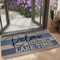 Absorbent Wooden Print Door Mat Washable NonSlip Entryway Rug 3