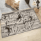 Absorbent Wooden Print Door Mat Washable NonSlip Entryway Rug 7