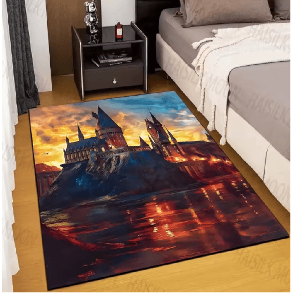 Magic Castle Kids Rug Fantasy School Carpet For Bedroom Playroom Decor 8