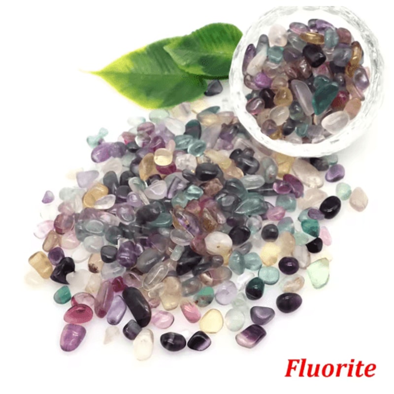 Natural Agate Crystal Chips Healing Gemstone Gravel For Decor Crafts 13
