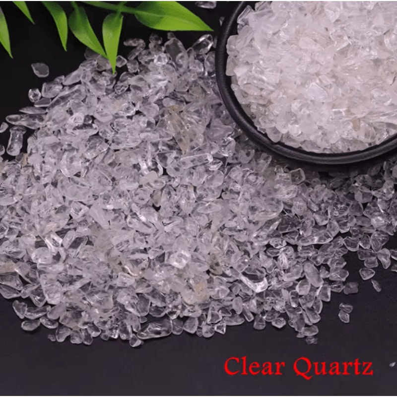 Natural Agate Crystal Chips Healing Gemstone Gravel For Decor Crafts 15