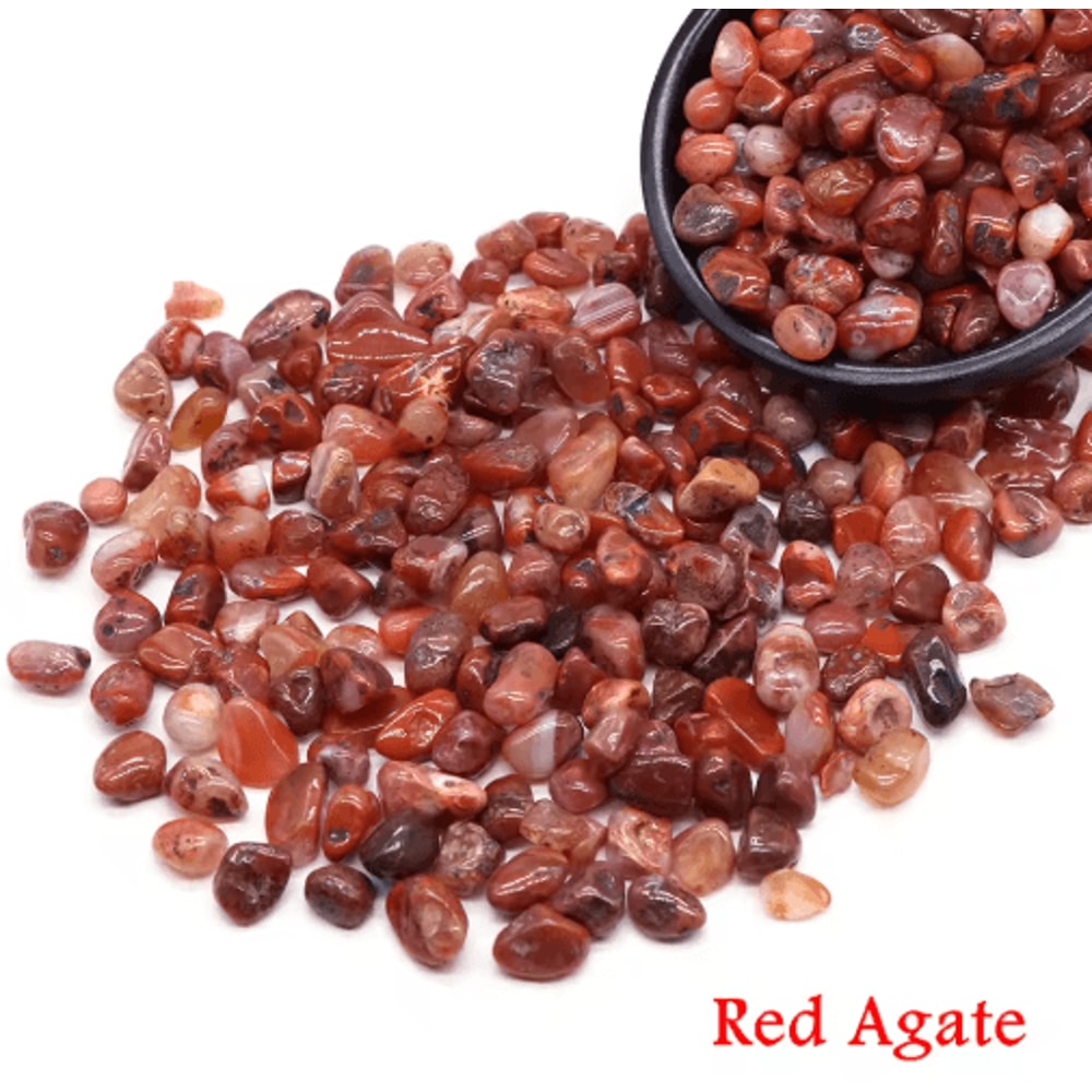 Natural Agate Crystal Chips Healing Gemstone Gravel For Decor Crafts 4