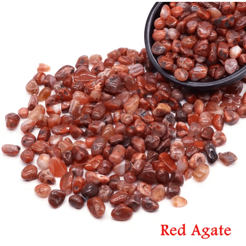 Natural Agate Crystal Chips Healing Gemstone Gravel For Decor Crafts 4