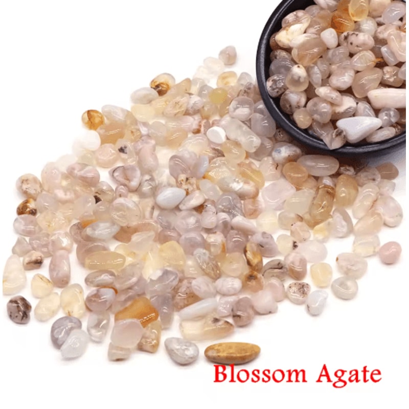 Natural Agate Crystal Chips Healing Gemstone Gravel For Decor Crafts 19