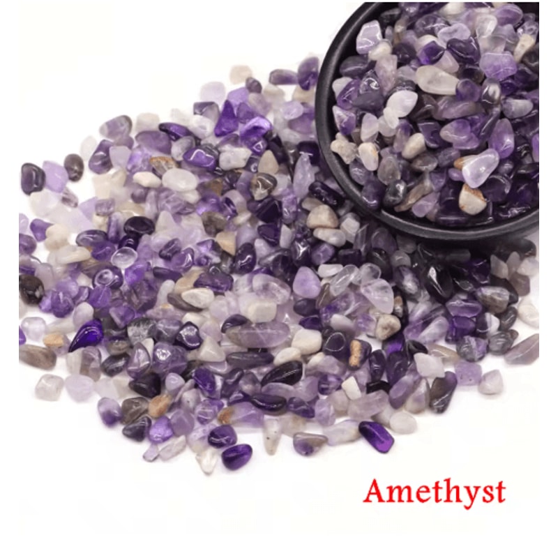 Natural Agate Crystal Chips Healing Gemstone Gravel For Decor Crafts 22