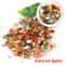 Natural Agate Crystal Chips Healing Gemstone Gravel For Decor Crafts 24