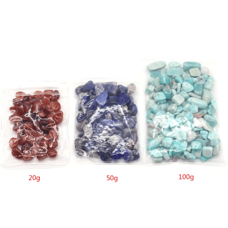 Natural Agate Crystal Chips Healing Gemstone Gravel For Decor Crafts 27