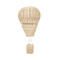 Handwoven Rattan Hot Air Balloon Decor Nursery Wall Hanging Baby Photo Prop 2