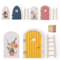 Wooden Fairy Elf Door Mini Dollhouse Decor Tooth Fairy Door Box 0