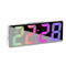 LED Digital Alarm Clock With Temperature Display Adjustable Brightness Bedroom Clock 2