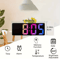LED Digital Alarm Clock With Temperature Display Adjustable Brightness Bedroom Clock 6