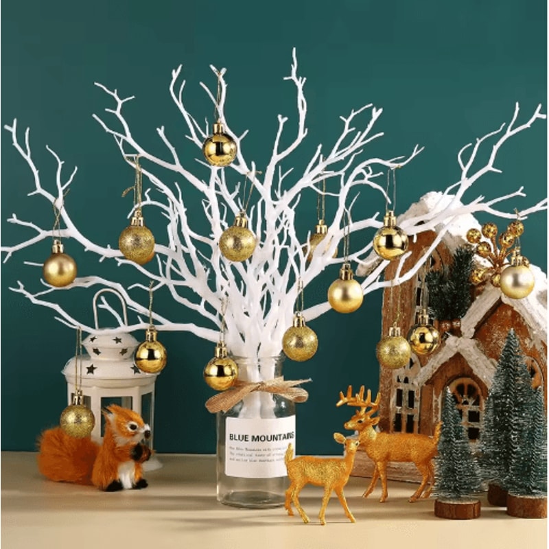 Artificial Antler Branch Decor Faux Twig Centerpiece For Christmas Winter Styling 7