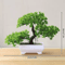 Artificial Bonsai Plant Mini Potted Tree For Desk Home Decor 1