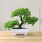 Artificial Bonsai Plant Mini Potted Tree For Desk Home Decor 1