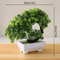 Artificial Bonsai Plant Mini Potted Tree For Desk Home Decor 10