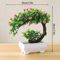 Artificial Bonsai Plant Mini Potted Tree For Desk Home Decor 12
