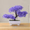 Artificial Bonsai Plant Mini Potted Tree For Desk Home Decor 15