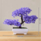 Artificial Bonsai Plant Mini Potted Tree For Desk Home Decor 15