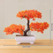 Artificial Bonsai Plant Mini Potted Tree For Desk Home Decor 16