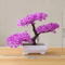 Artificial Bonsai Plant Mini Potted Tree For Desk Home Decor 17